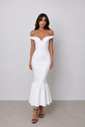 HELENA DRESS -white