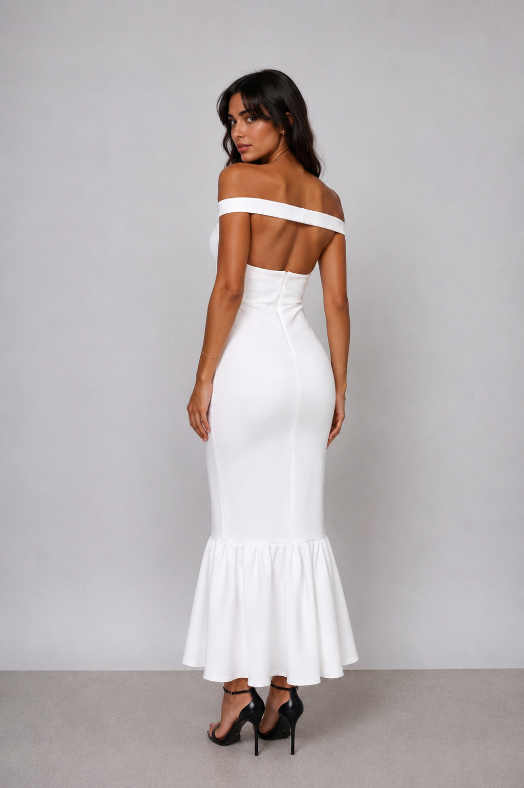 HELENA DRESS -white